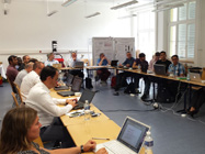 Fully focussed on the first review meeting in Freiburg.